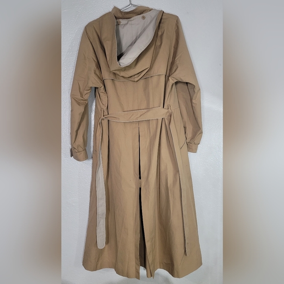 Vintage Nordstram Khaki Trench Coat w/ Removable Liner - Picture 5 of 7